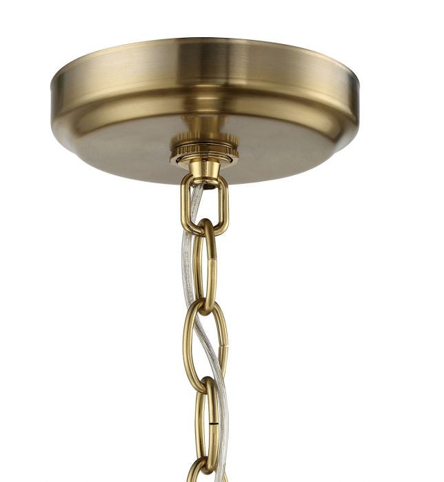 Craftmade Stanza 54826-BNKSB Chandelier Light - Brushed Polished Nickel/Satin Brass
