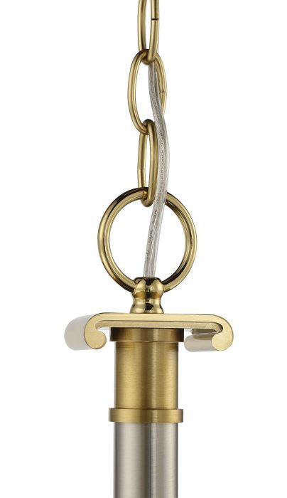 Craftmade Stanza 54826-BNKSB Chandelier Light - Brushed Polished Nickel/Satin Brass