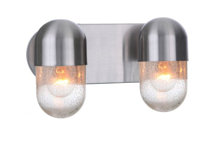 Craftmade Pill 55002-BNK Bath Vanity Light 14 in. wide - Brushed Polished Nickel