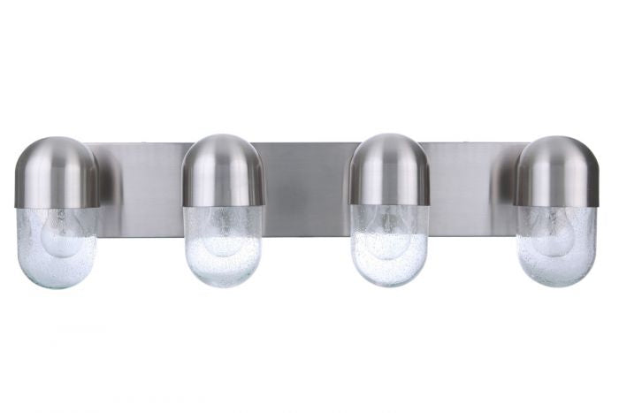 Craftmade Pill 55004-BNK Bath Vanity Light 32 in. wide - Brushed Polished Nickel