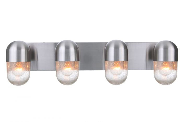 Craftmade Pill 55004-BNK Bath Vanity Light 32 in. wide - Brushed Polished Nickel