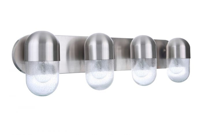 Craftmade Pill 55004-BNK Bath Vanity Light 32 in. wide - Brushed Polished Nickel