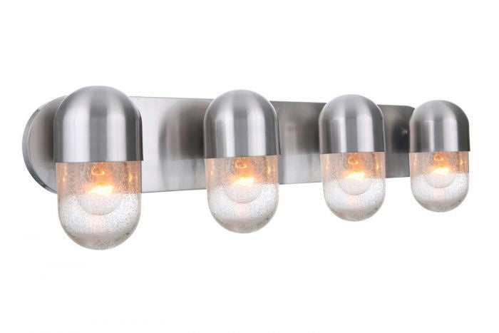 Craftmade Pill 55004-BNK Bath Vanity Light 32 in. wide - Brushed Polished Nickel