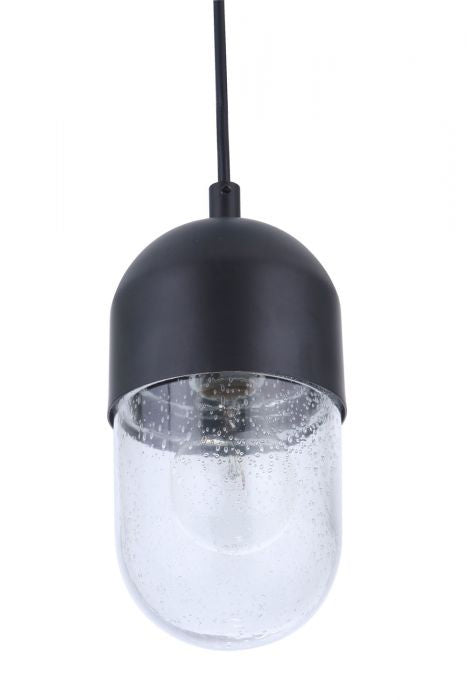 Craftmade Pill 55091-FB Pendant Light - Flat Black