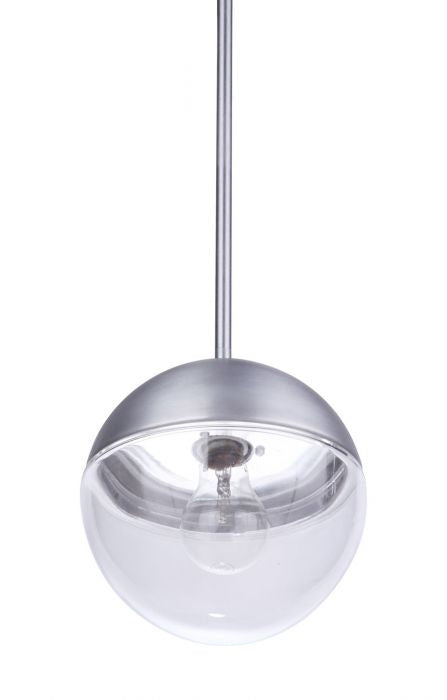 Craftmade Lighting ZA3411-SA Modern Evie Outdoor Satin Aluminum