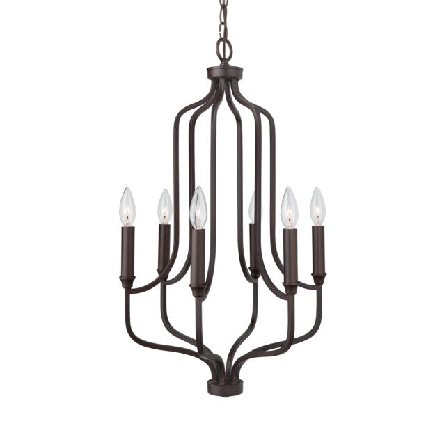 Capital Reeves 439261BZ Chandelier Light - Bronze