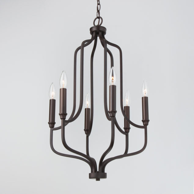 Capital Reeves 439261BZ Chandelier Light - Bronze