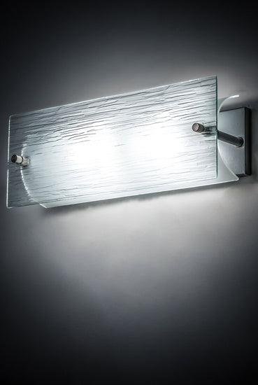 Meyda Tiffany Quadrato 112112 Bath Vanity Light 16 in. wide - Nickel