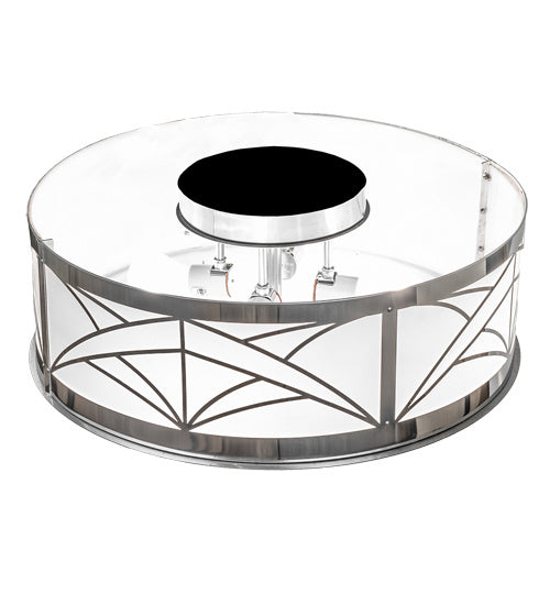 Meyda Tiffany Revival 226779 Ceiling Light - Polished Stainless Steel