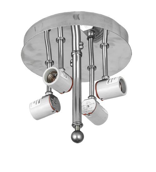 Meyda Tiffany Revival 226779 Ceiling Light - Polished Stainless Steel