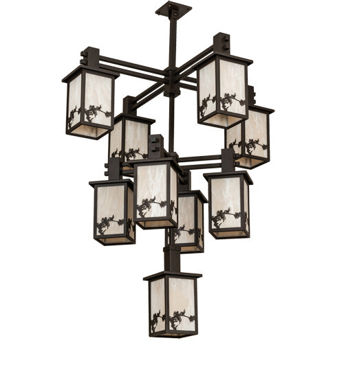 Meyda Tiffany Hyde Park 236281 Chandelier Light - Oil Rubbed Bronze