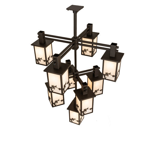 Meyda Tiffany Hyde Park 236281 Chandelier Light - Oil Rubbed Bronze