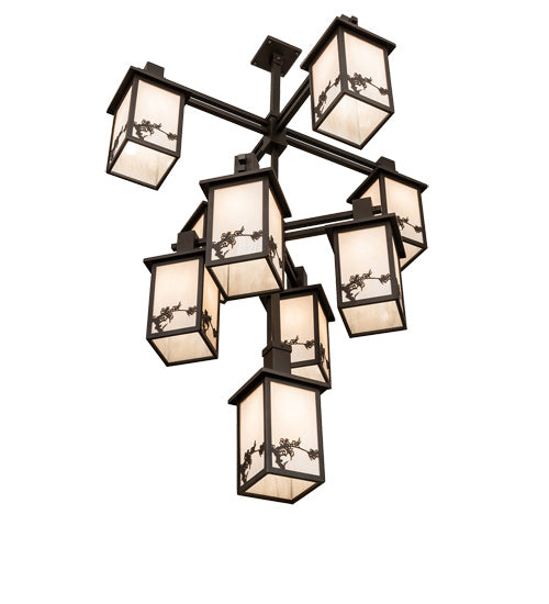 Meyda Tiffany Hyde Park 236281 Chandelier Light - Oil Rubbed Bronze