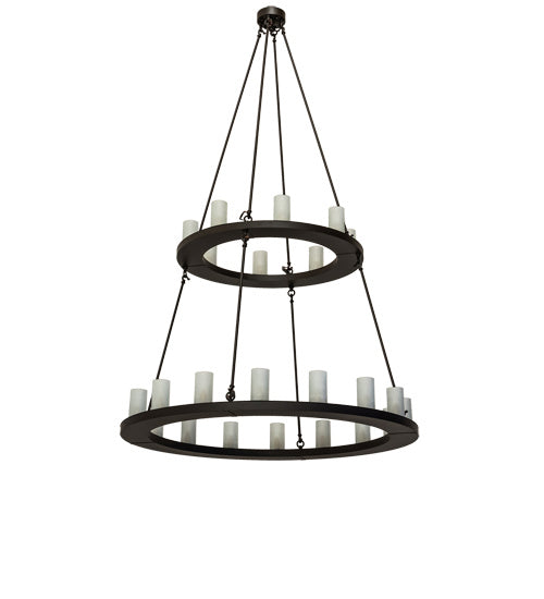 Meyda Tiffany Loxley 237115 Chandelier Light - Oil Rubbed Bronze