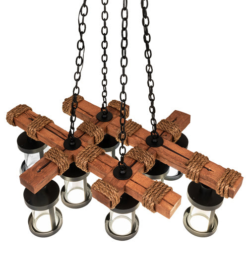 Meyda Tiffany Wood Beam 237422 Chandelier Light -