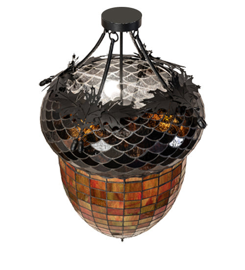 Meyda Tiffany Greenbriar Oak 237656 Ceiling Light