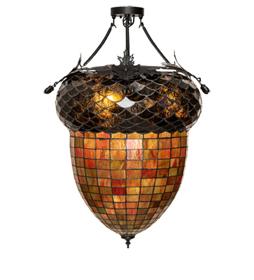 Meyda Tiffany Greenbriar Oak 237656 Ceiling Light
