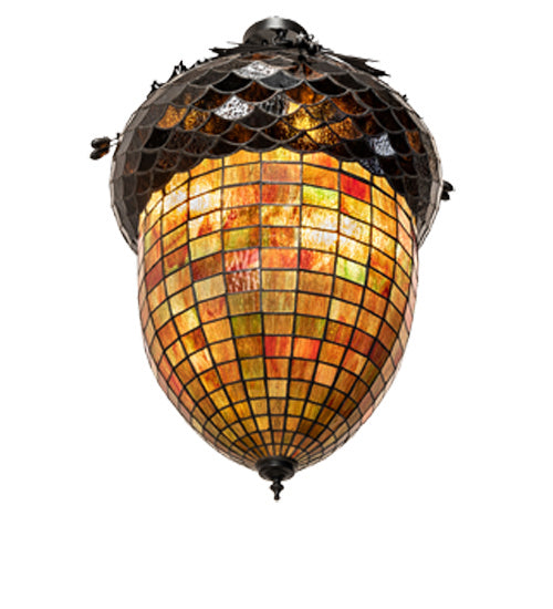 Meyda Tiffany Greenbriar Oak 237656 Ceiling Light