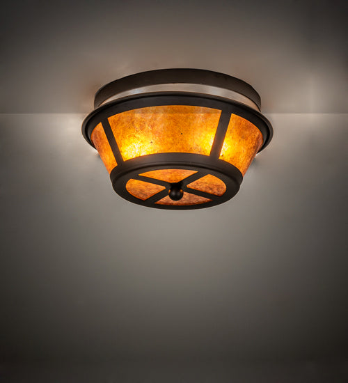 Meyda Tiffany Craftsman 238880 Ceiling Light - Oil Rubbed Bronze