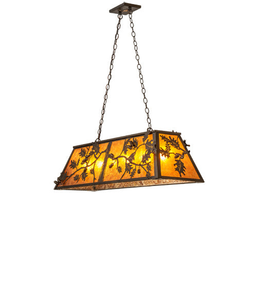 Meyda Tiffany Oak Leaf & Acorn 238913 Pendant Light - Antique Copper
