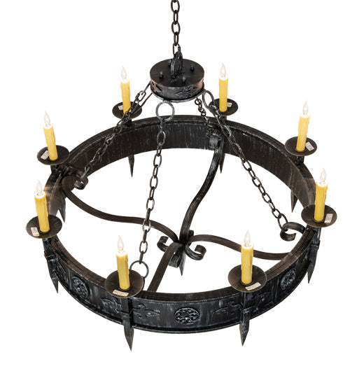 Meyda Tiffany Calandra 239061 Chandelier Light - Wrought Iron