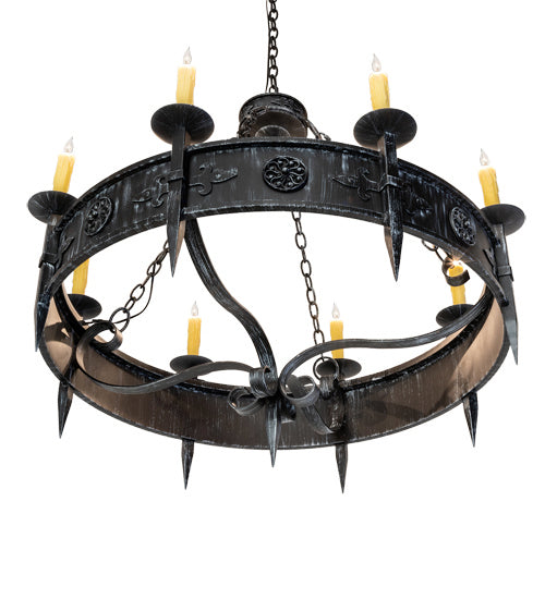 Meyda Tiffany Calandra 239061 Chandelier Light - Wrought Iron