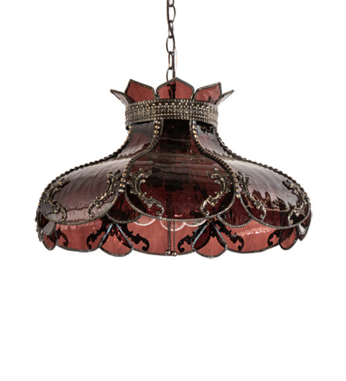 Meyda Tiffany Elizabeth 240481 Pendant Light - Craftsman Brown