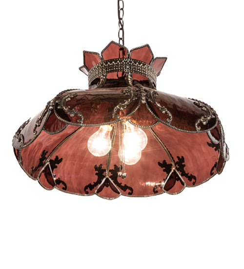 Meyda Tiffany Elizabeth 240481 Pendant Light - Craftsman Brown