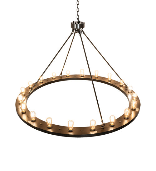 Meyda Tiffany Loxley 241212 Chandelier Light - Timeless Bronze