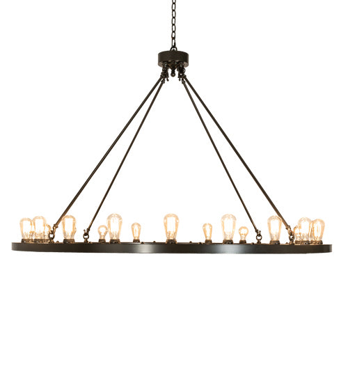 Meyda Tiffany Loxley 241212 Chandelier Light - Timeless Bronze