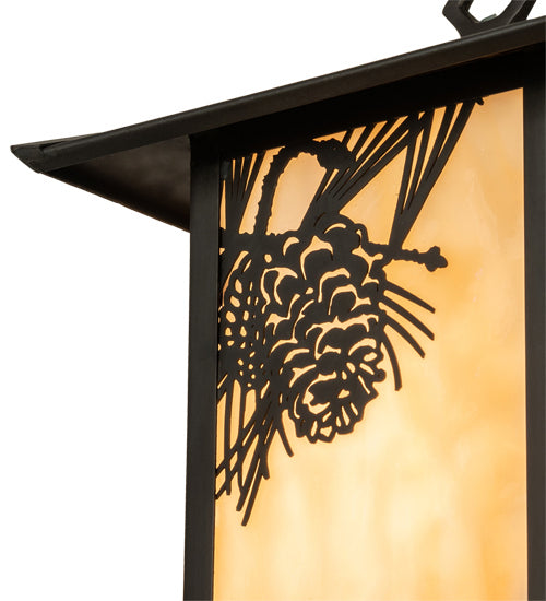 Meyda Tiffany Lighting 96567 Seneca One Light Wall Sconce Outdoor Bronze / Dark