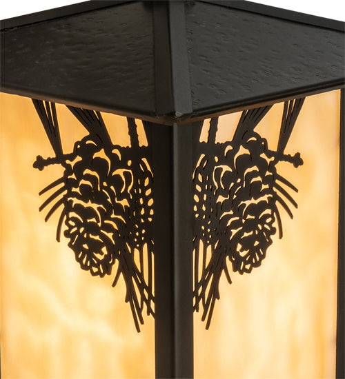 Meyda Tiffany Lighting 96567 Seneca One Light Wall Sconce Outdoor Bronze / Dark