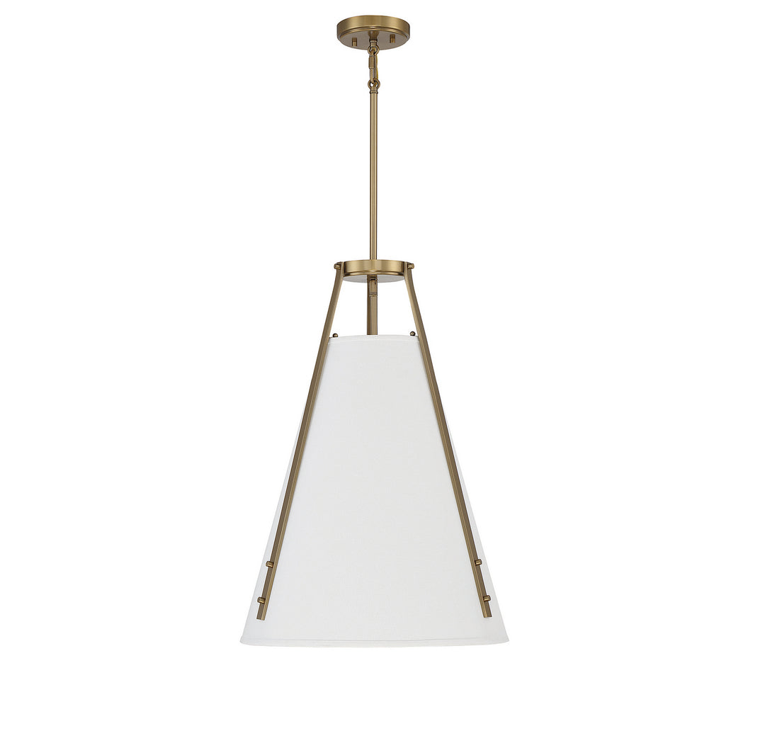 Savoy House Newport 7-2521-4-322 Pendant Light - Warm Brass
