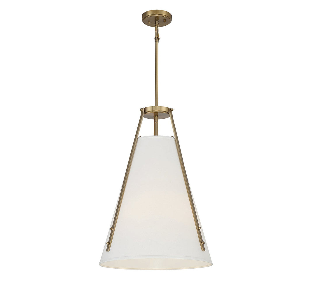 Savoy House Newport 7-2521-4-322 Pendant Light - Warm Brass