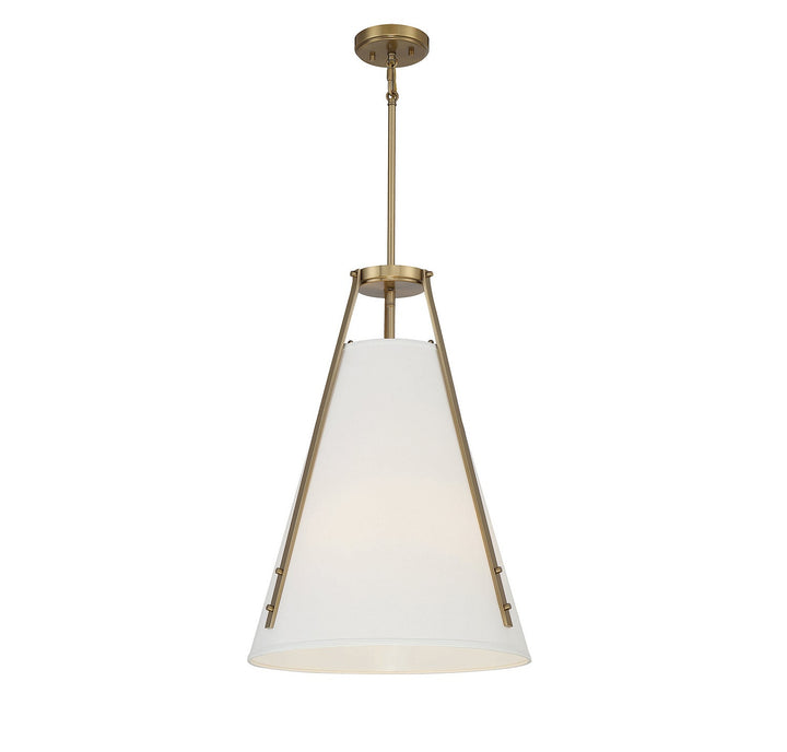 Savoy House Newport 7-2521-4-322 Pendant Light - Warm Brass