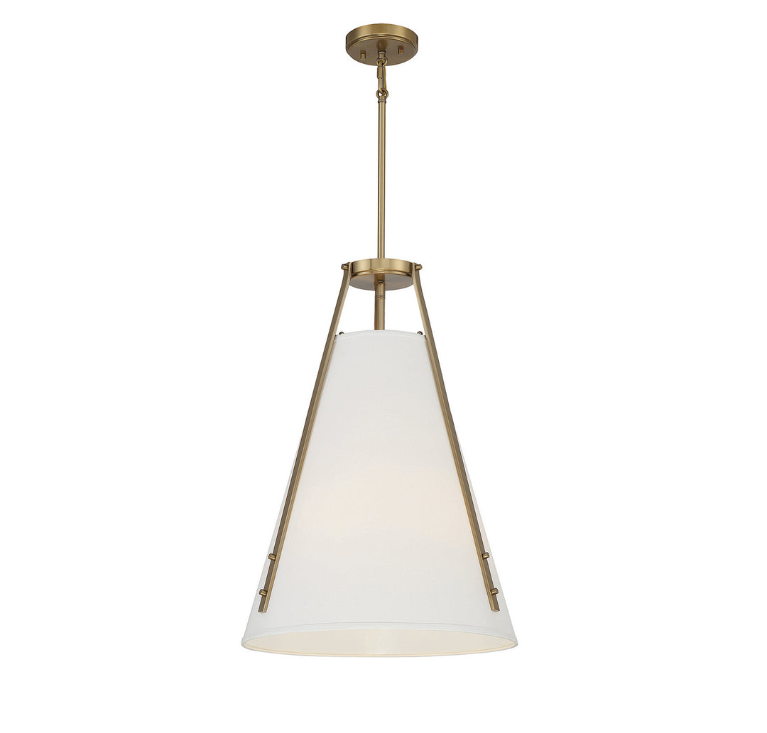 Savoy House Newport 7-2521-4-322 Pendant Light - Warm Brass