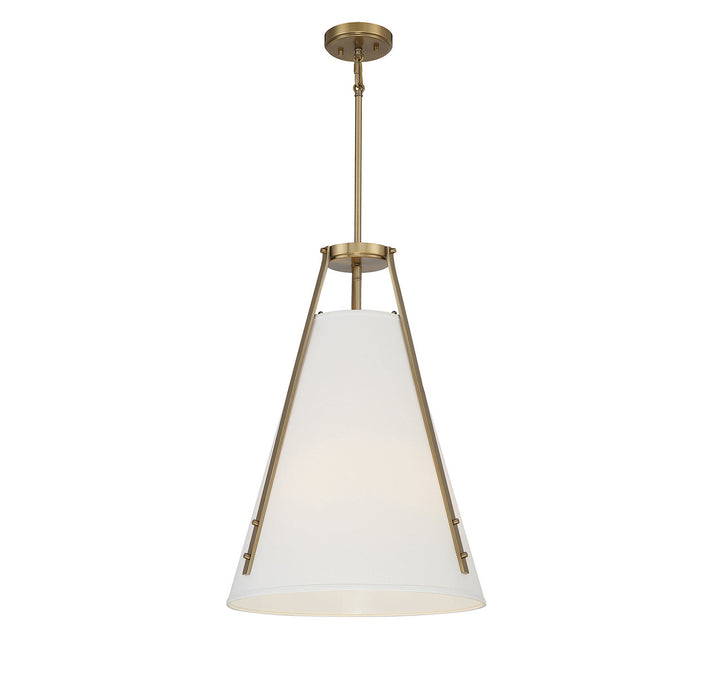 Savoy House Newport 7-2521-4-322 Pendant Light - Warm Brass