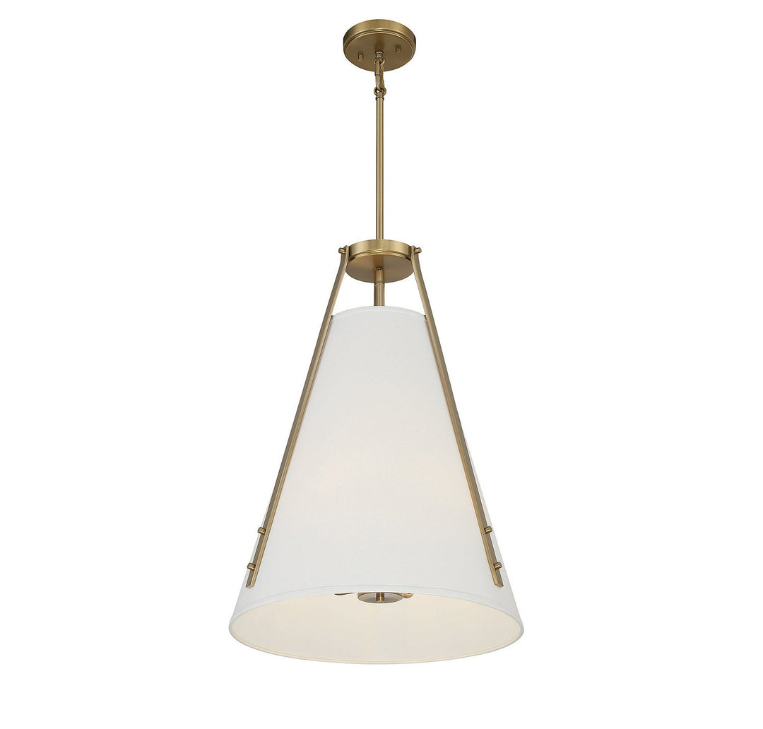 Savoy House Newport 7-2521-4-322 Pendant Light - Warm Brass