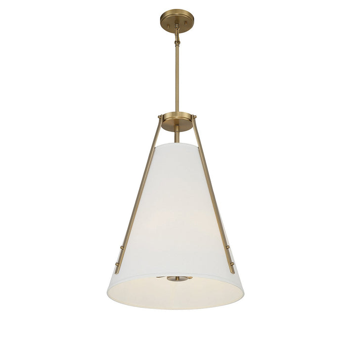Savoy House Newport 7-2521-4-322 Pendant Light - Warm Brass