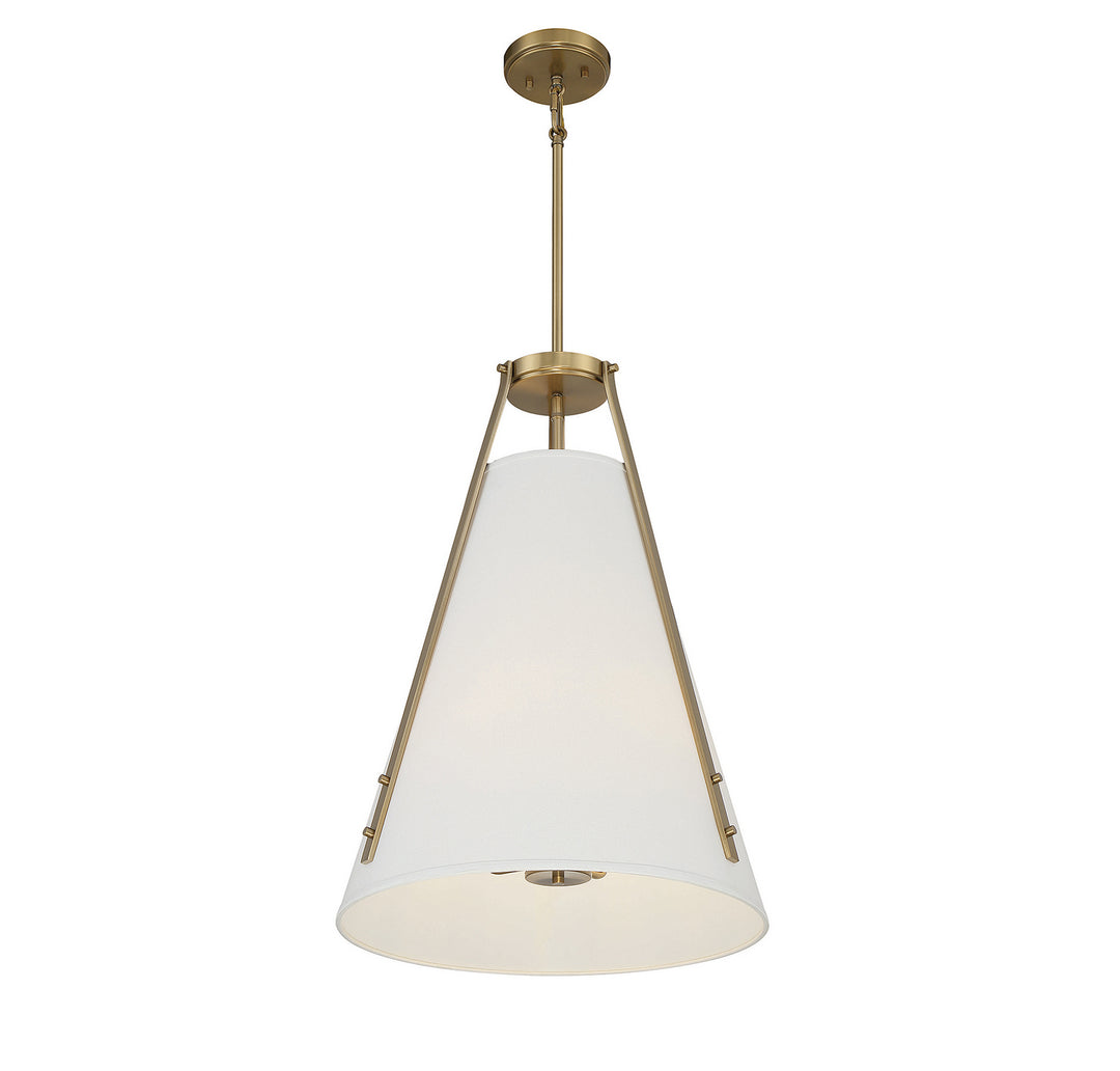 Savoy House Newport 7-2521-4-322 Pendant Light - Warm Brass