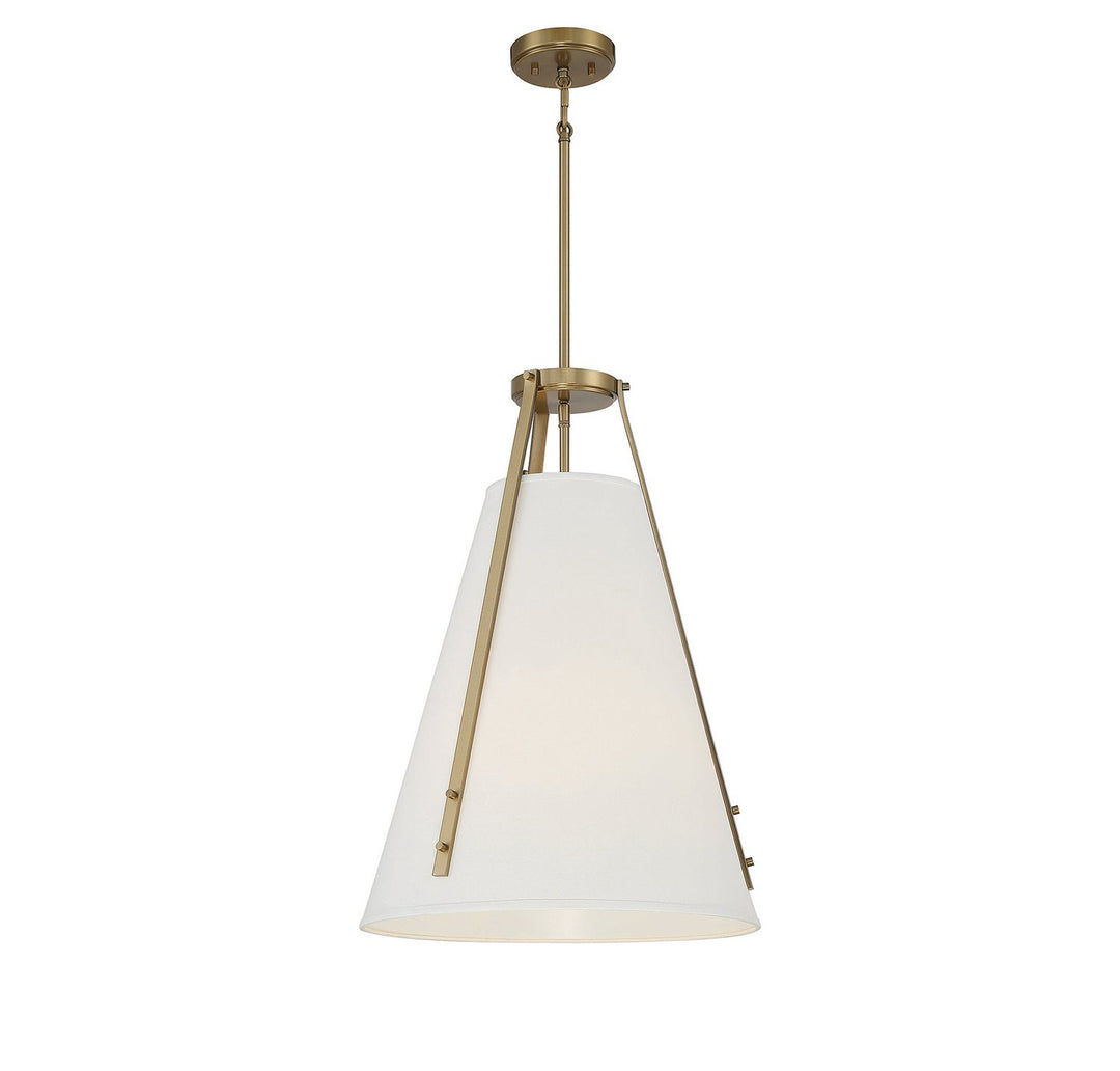Savoy House Newport 7-2521-4-322 Pendant Light - Warm Brass