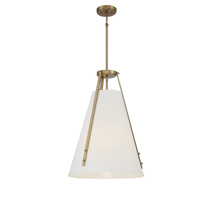 Savoy House Newport 7-2521-4-322 Pendant Light - Warm Brass