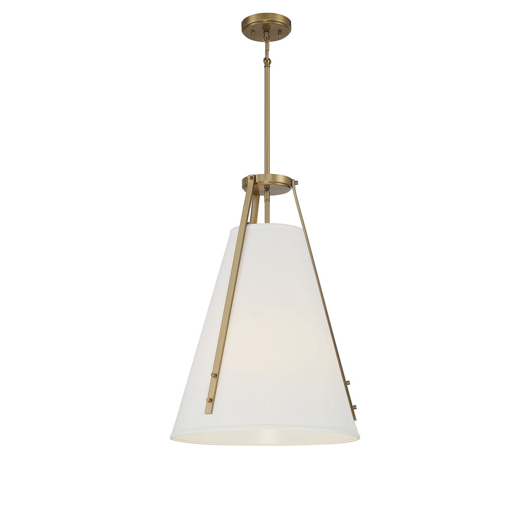 Savoy House Newport 7-2521-4-322 Pendant Light - Warm Brass