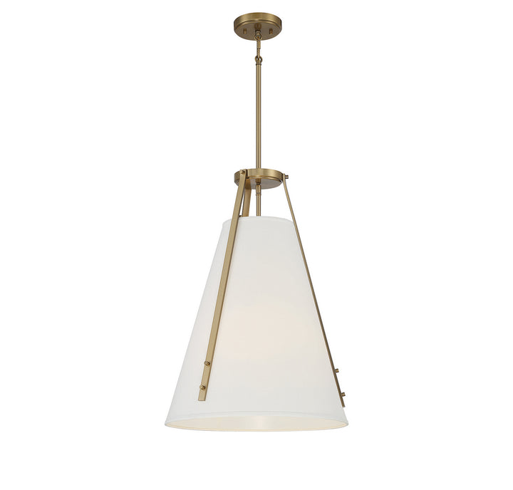 Savoy House Newport 7-2521-4-322 Pendant Light - Warm Brass