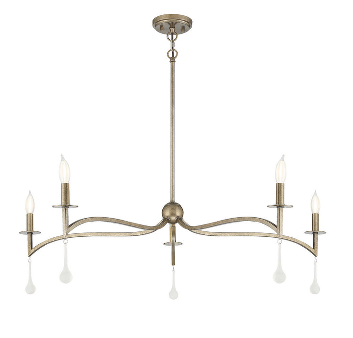Savoy House Laramie 1-1099-5-182 Chandelier Light - Chelsea Gold