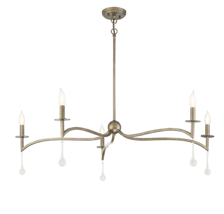 Savoy House Laramie 1-1099-5-182 Chandelier Light - Chelsea Gold