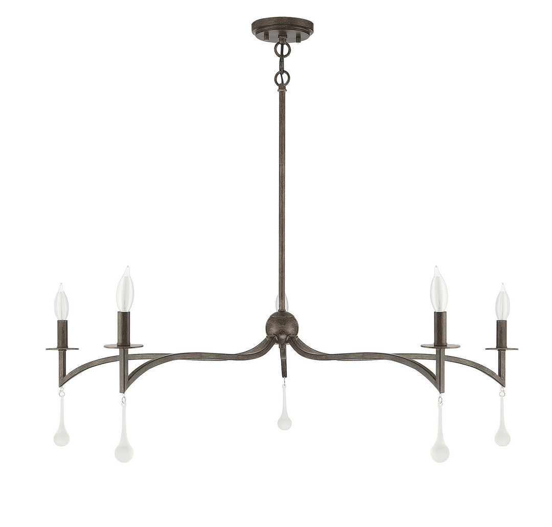 Savoy House Laramie 1-1099-5-183 Chandelier Light - Chelsea Walnut