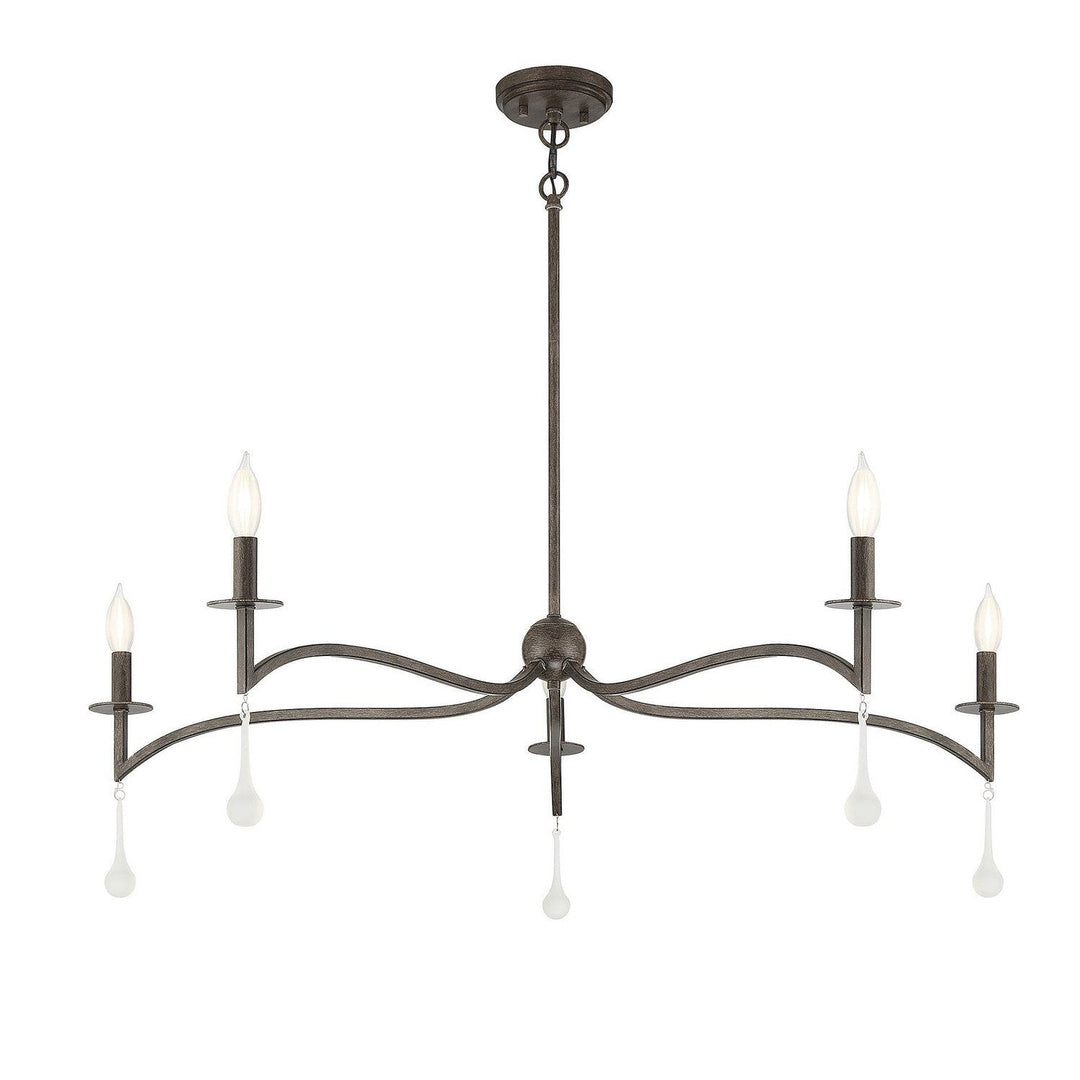 Savoy House Laramie 1-1099-5-183 Chandelier Light - Chelsea Walnut