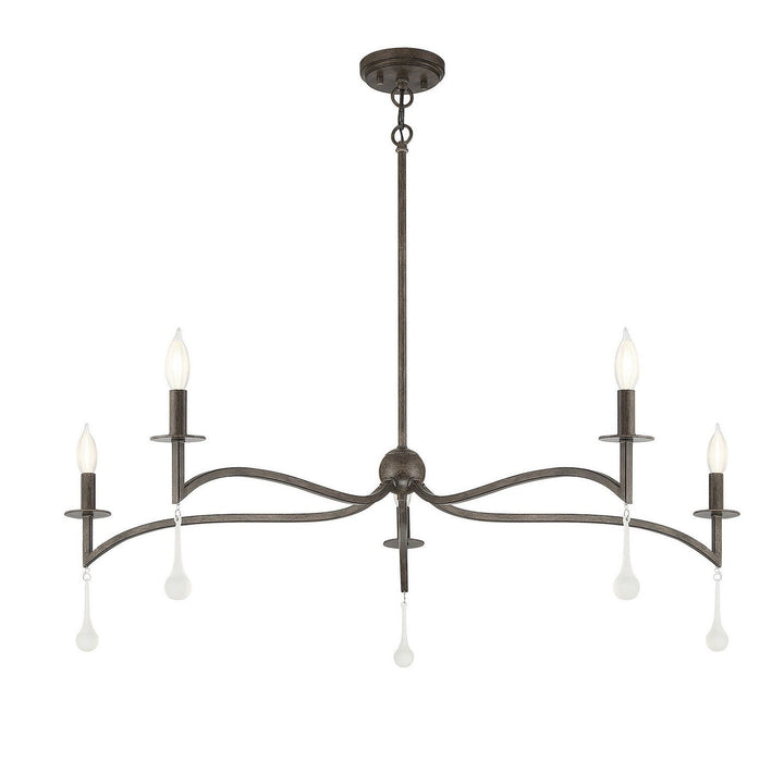 Savoy House Laramie 1-1099-5-183 Chandelier Light - Chelsea Walnut