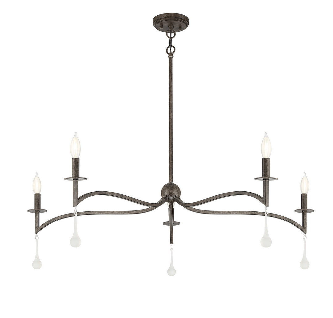 Savoy House Laramie 1-1099-5-183 Chandelier Light - Chelsea Walnut